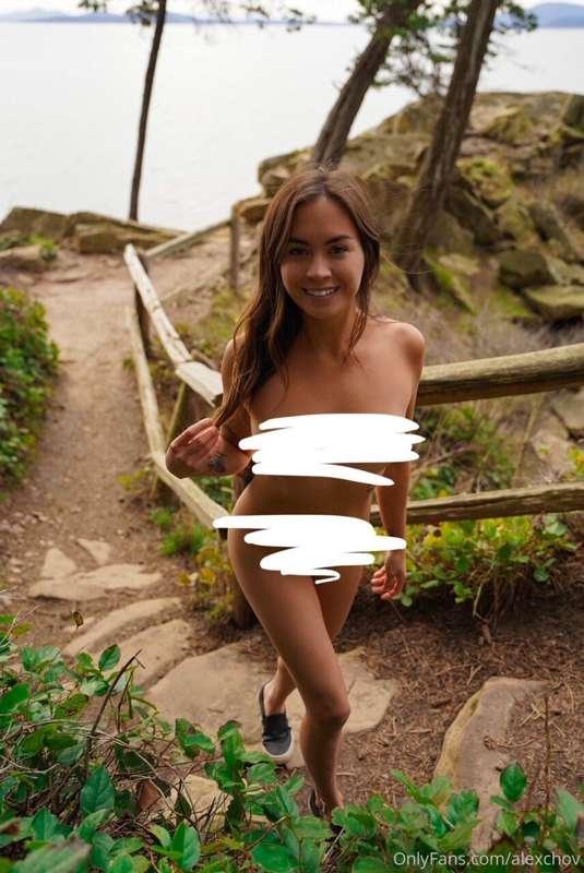 Naked hiking along the ocean ;) Have you ever been to Samish..