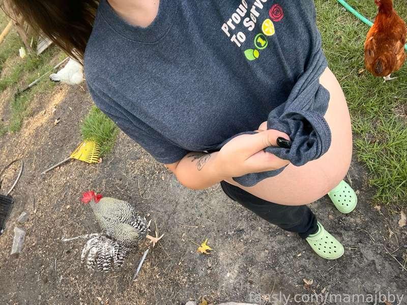Have I ever mentioned that I have chickens? This is how I get their eggs every morning for breakfast!☺️