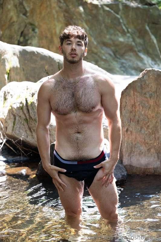 Suckin up as much nature as I can  As naked as I can