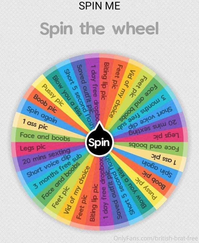 Spin the wheel back on! Now with a chance to win 3 months fr..