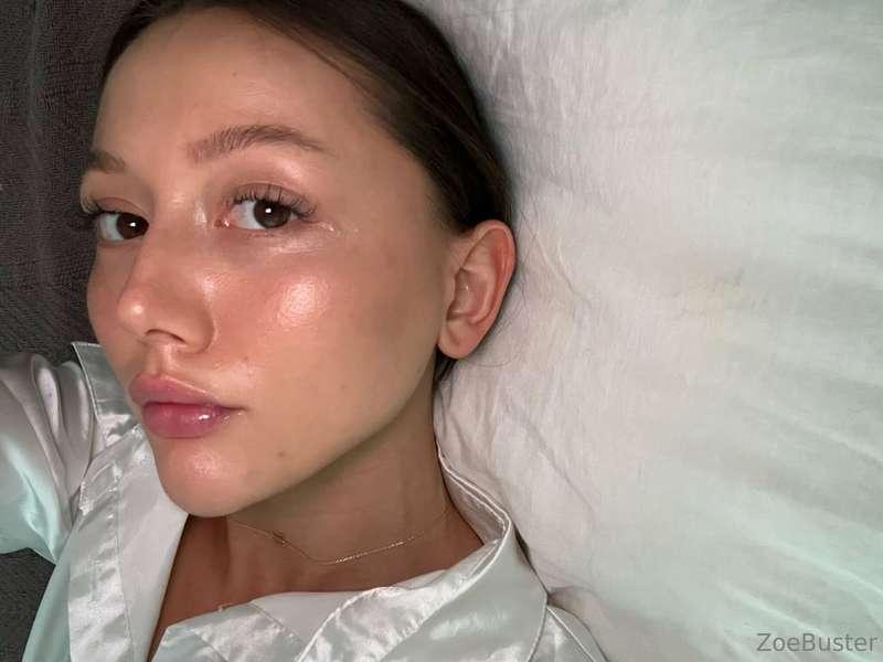 laying in bed chatting  ❤️