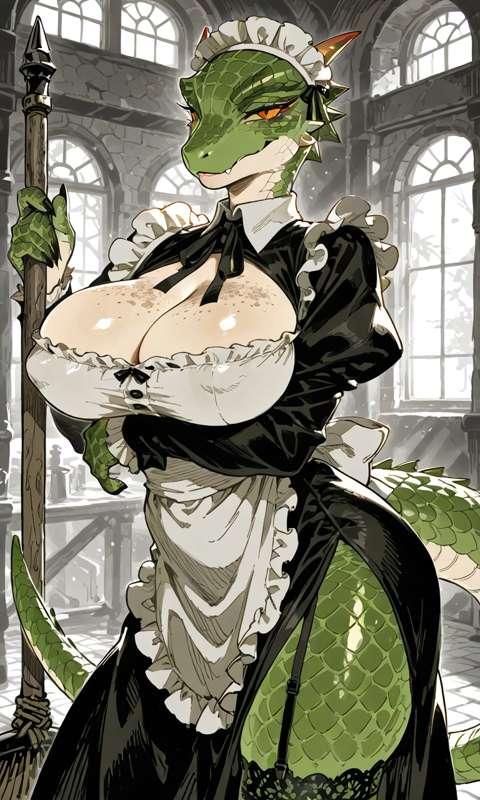 Free set The Lusty Argonian Maid