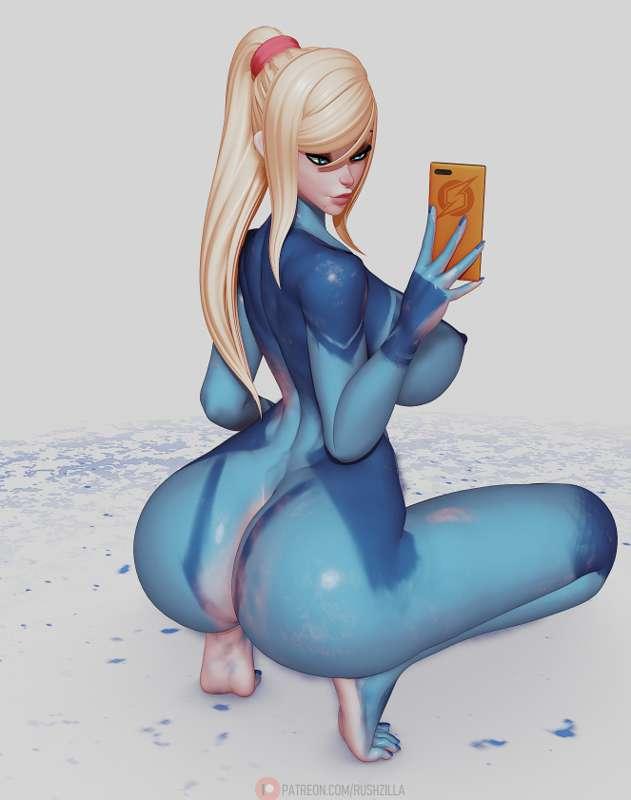 Body Paint Samus - repost
