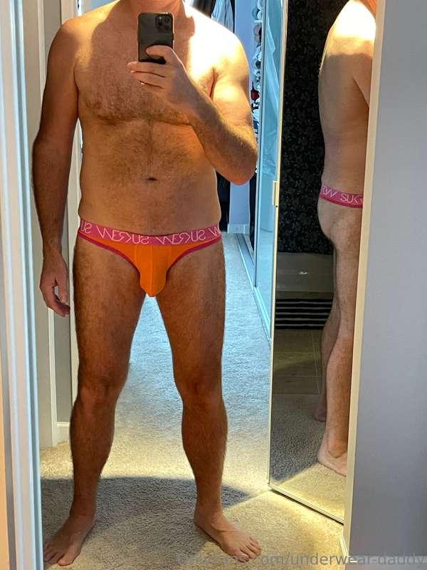 Friend gave me these sexy banana hammocks #gay #sexy #daddy ..