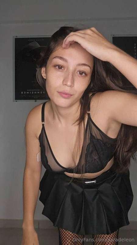 A black colored skirt with a beautiful face like mine would ..