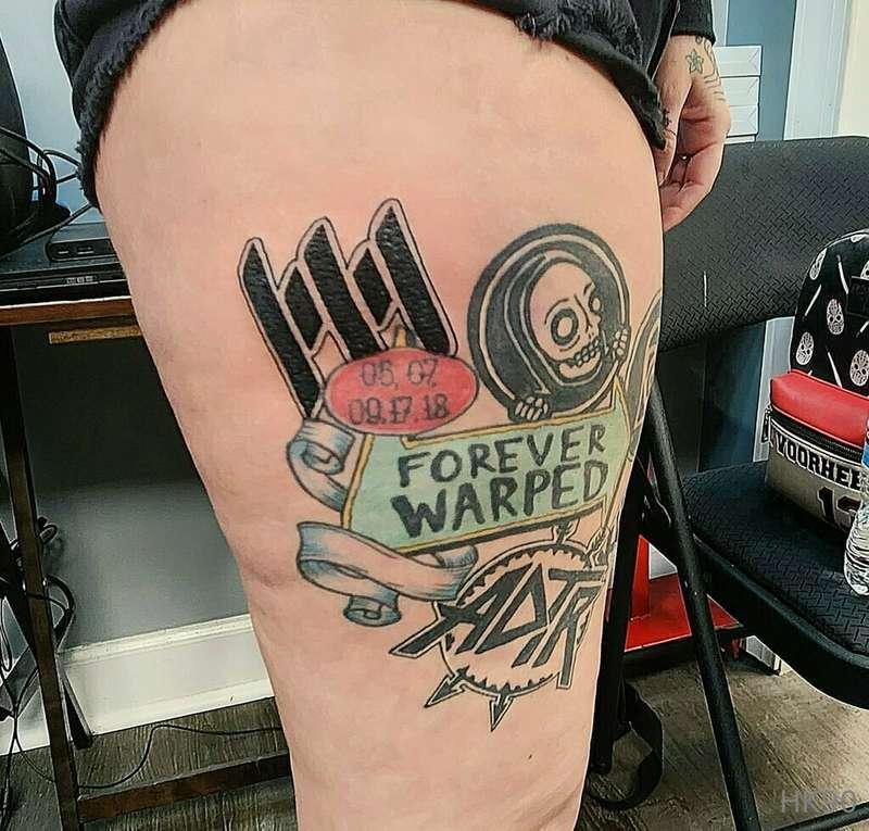 Added Memphis May Fire to the leg 😍
