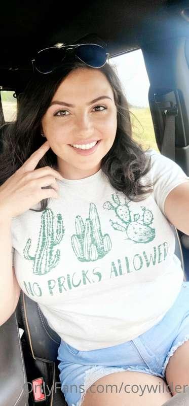 "No Pricks Allowed" 🌵

Unlock for Topless versions 😝