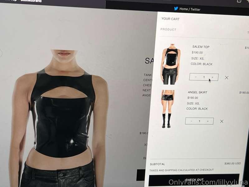 can someone buy me this so i can make latex content 😭😵‍💫
