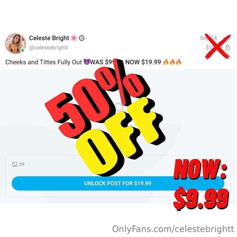 💥WAS $19.99 → NOW $9.99💥 https://onlyfans.com/1272391502/cel..