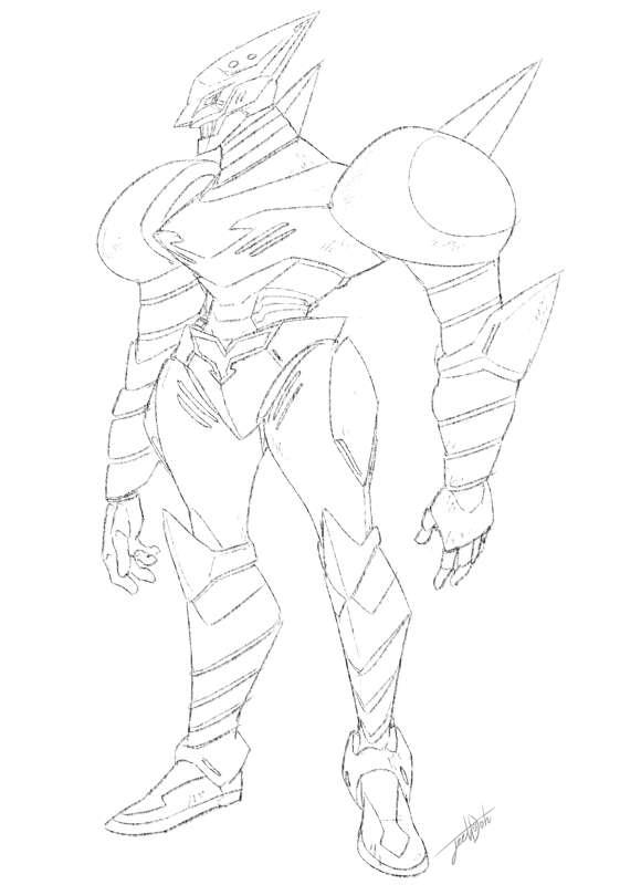 Jet Jaguar (Lineart)