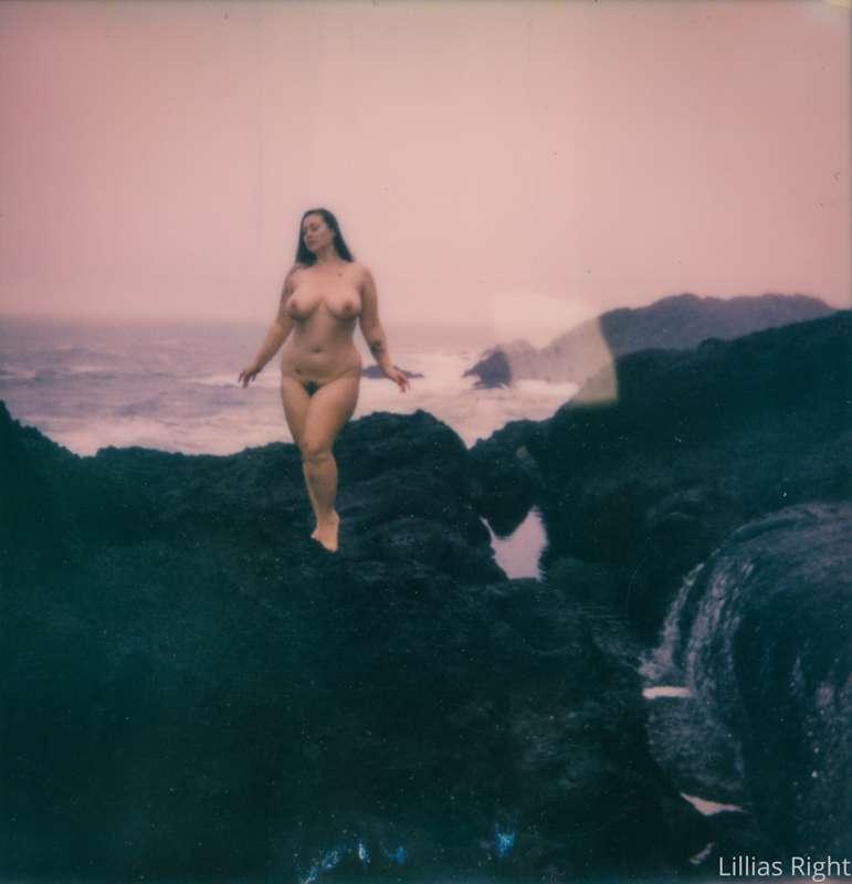 A Polaroid of my recent trip to the coast with my new friend..