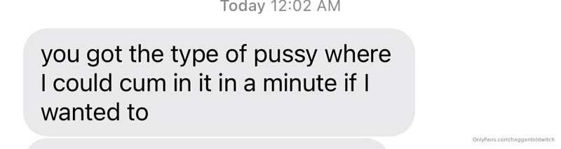 is it hot if I post what ppl have to say about my pussy?