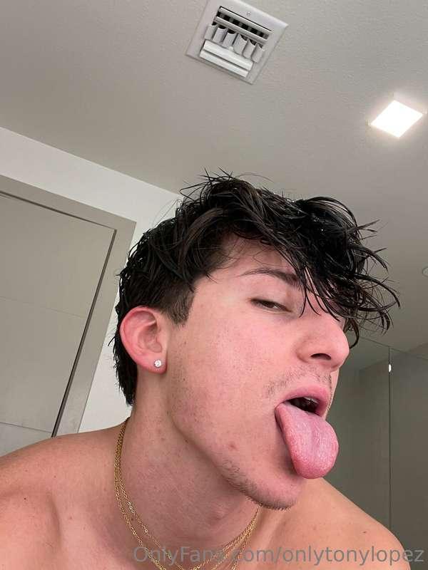 who’s gonna give me something to put this tongue up against ..