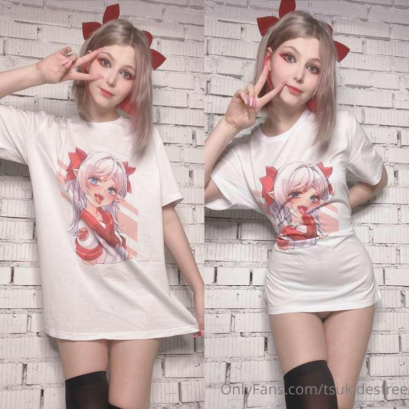 Senpai~ do you like my t-shirt?😻

This is my merch, would yo..