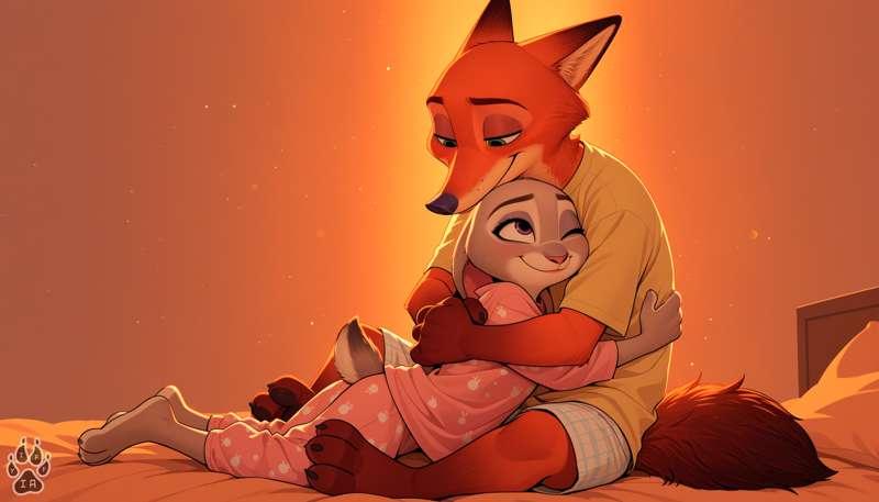 Quality time with Judy 🦊🐰 
