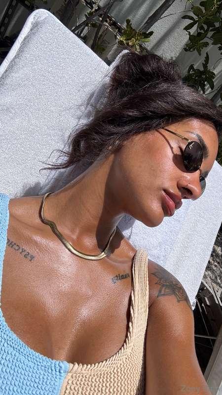 Sun-kissed and dangerously relaxed... 😌☀️