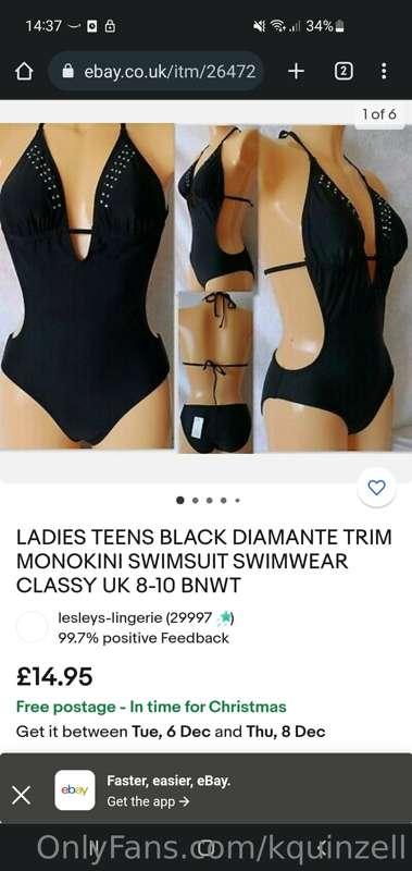 So some of you asked about me getting a swimsuit like the on..