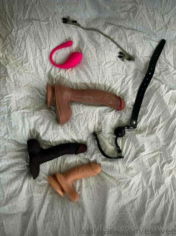 What toy should I use first? 😈