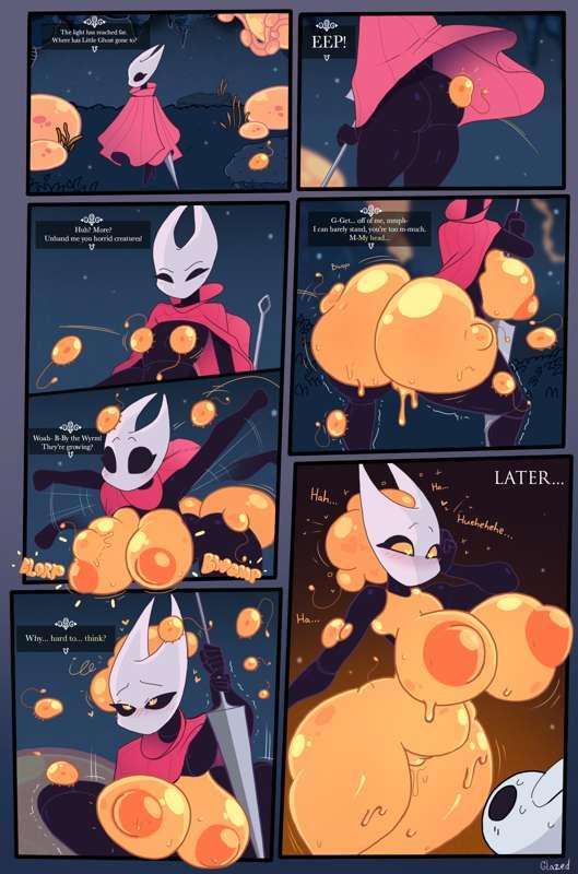 Hornet bimbofication comic thing