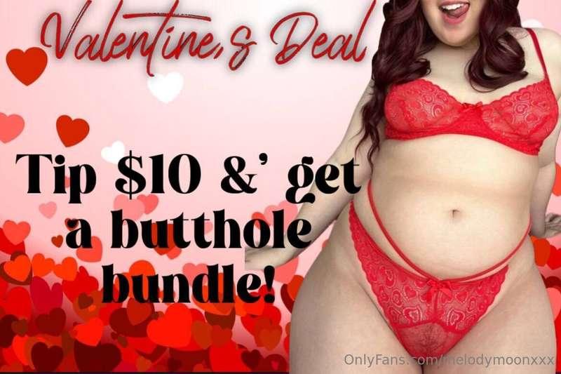 ❤️Valentine's Deal❤️Tip $10 & get a butthole bundle!🍑