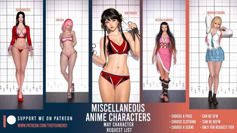 May Character Request list