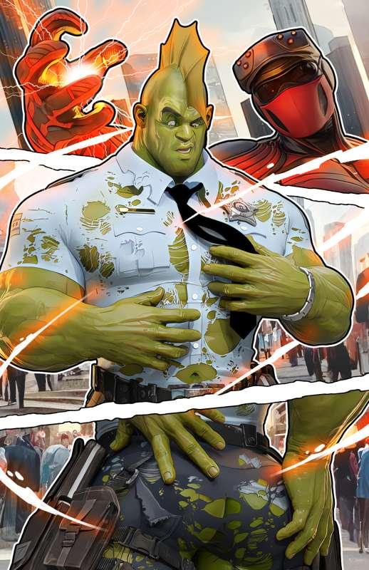 Savage Dragon Comic PAGE 03 (No Text)