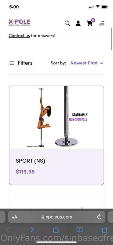 So I decided I’m wanting to get a pole sometime in October. ..