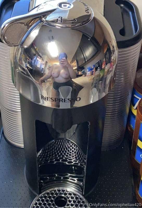 What my coffee machine sees every morning 😅