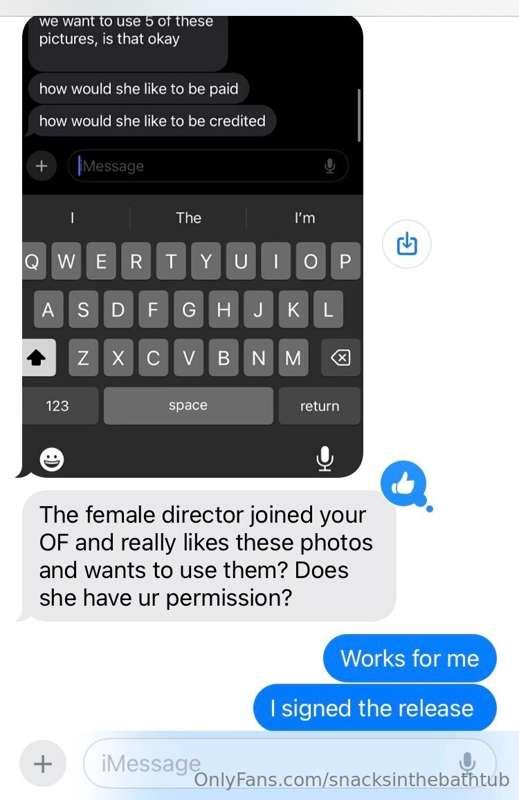 GOING TO BE FEATURED IN A FILM 
message and see the 
bulk of..