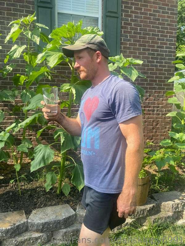 Don’t forget to stay hydrated during gardening