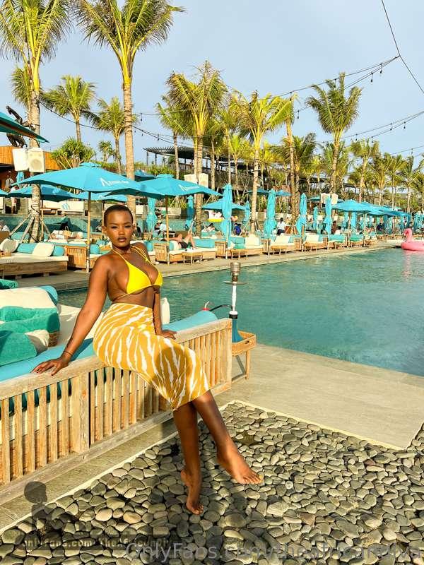 the face of a girl who woke up in a good mood