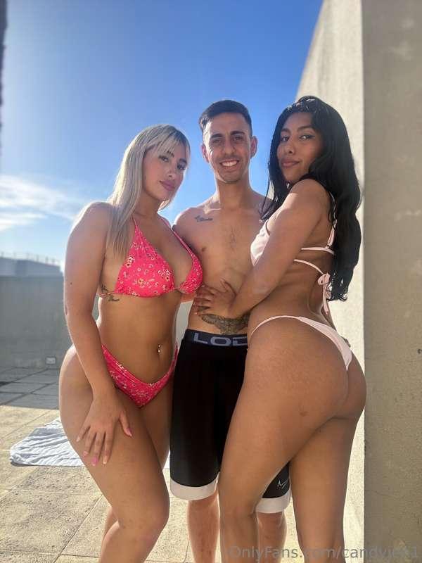 My first threesome 😱 are you ready for this new movie?🍿