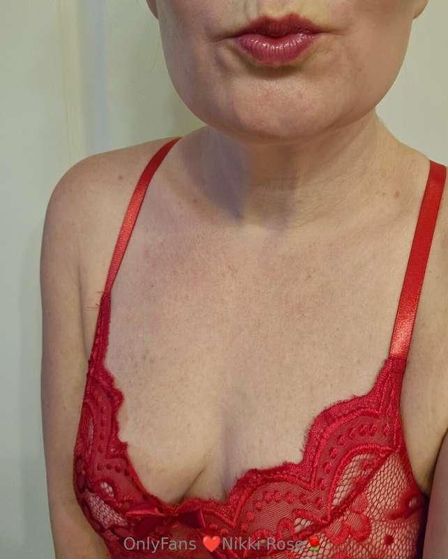 Red is my favorite color. I love Valentines day because that..