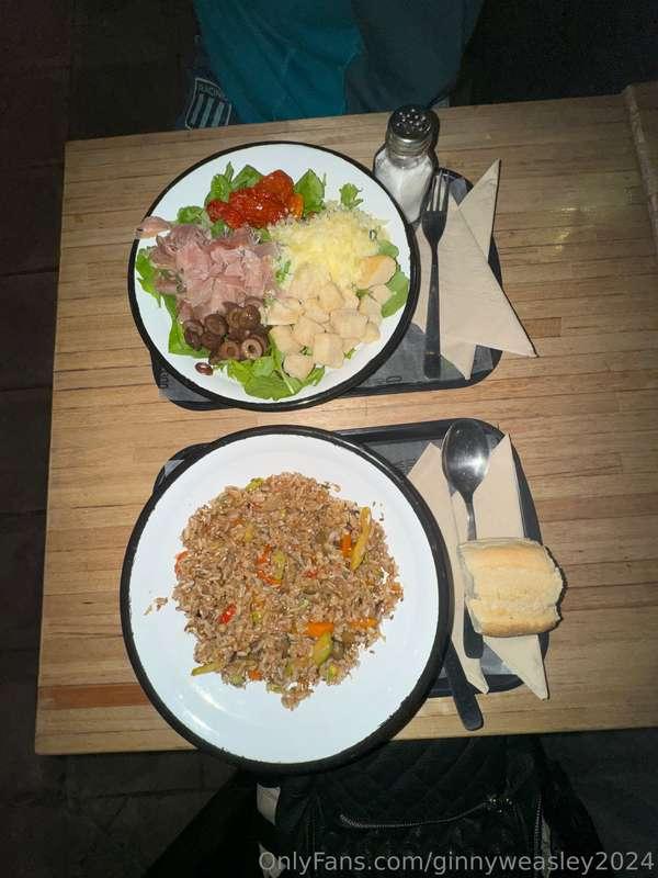 Delicious🩶🪽 who do I have dinner with tomorrow?