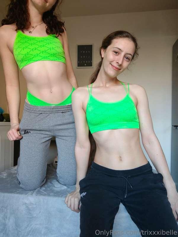 Swipe to strip two sweet smoking stoners down to their knick..