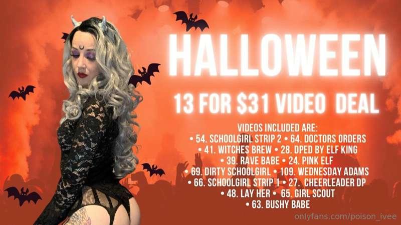 ***Spooky Good Video Bundle*** **$31 for 13 solo videos**
Do..