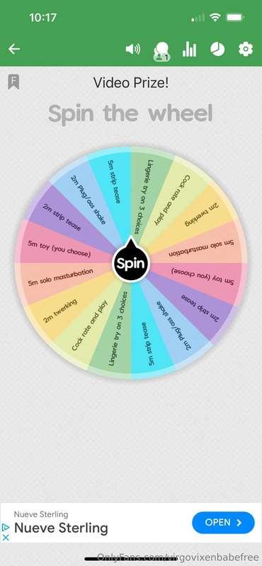 🚨🚨🚨My 1st EVER Spin to win! $5 to spin! 😘  (videos sent out ..