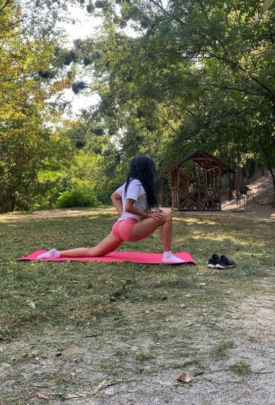 yoga in the morning and a club in the evening