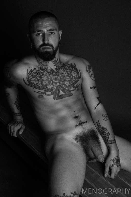 Hung, Bushy and thick - Model Aaron
