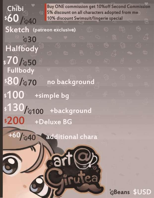 Pricesheet 2023