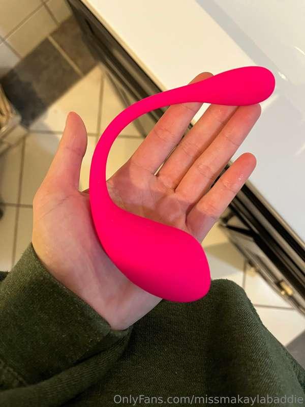 I just got a Love-sense toy. It’s a vibrator that I can use ..