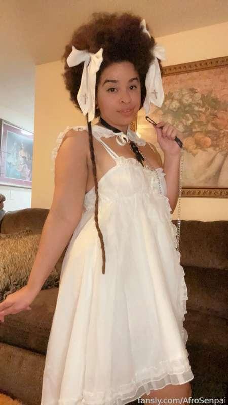 ✨ Spoil Senpai Time ✨ 
A Bondage Loli Fever Dream!
Wanna spoil your senpai too? Get yourself a personalized
 try-on video and photoset too 😏 💕 

Wishlist: https://throne.me/afrosenpai
Amazon Wishes: https://www.amazon.com/hz/wishlist/ls/3ULYE3LP3GVVK?ref_=wl_share
Wishtender: https://www.wishtender.com/afrosenpai

#fyp #cutie #giftme #spoilsenpai #smile #tryon #cosplay #naturalhair #afro #petite #smallboobs #bubblebutt #multiracial #bisexual 

