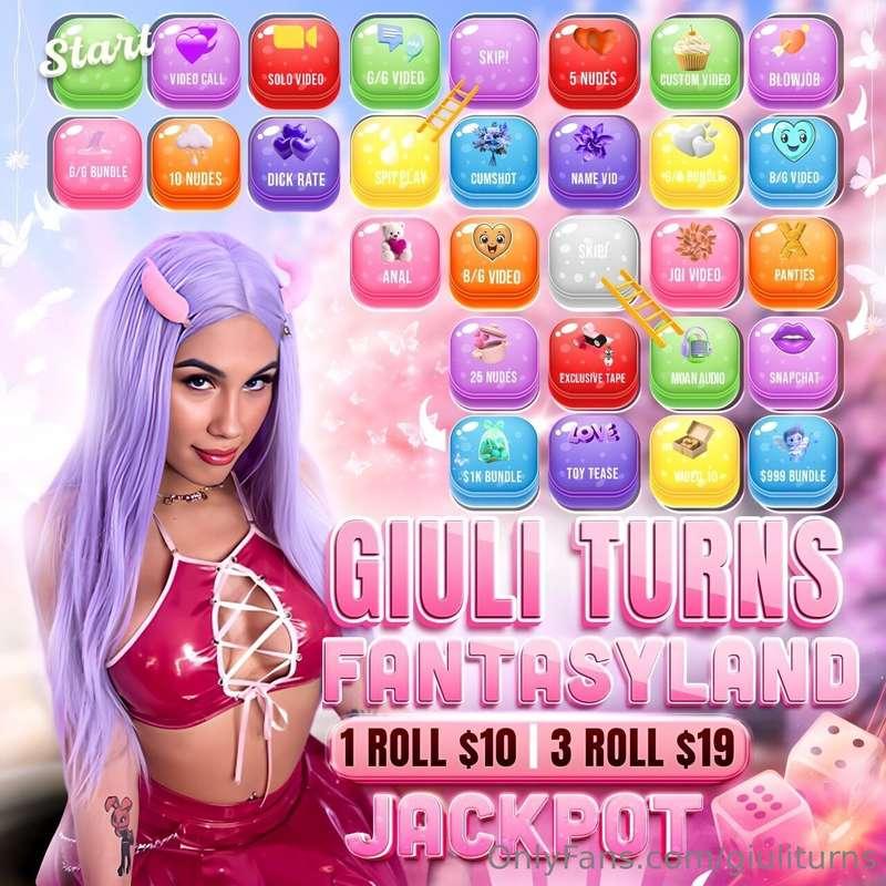 ✨🧚🏼‍♀️ GIULI TURNS 🧚🏼‍♀️✨🎲 FANTASYLAND 🎲Roll the dice and wi..