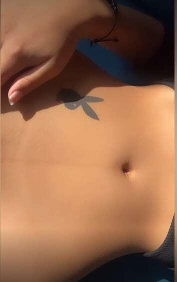 Freshly shaved pussy, slowly going down then spreading my pi..