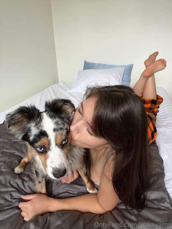 There's no place I'd rather be than cuddling with my fluffy ..