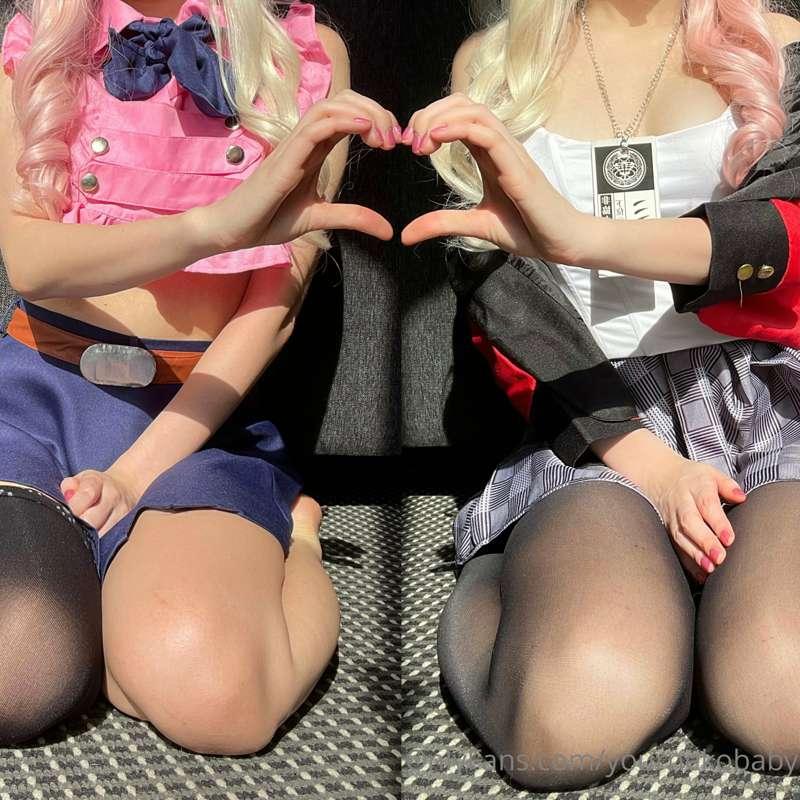 when you and your clone are trying to be cute together but Y..