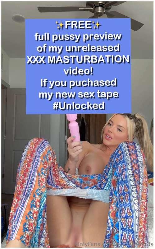 ***IF YOU PURCHASED MY LATEST SEX TAPE, YOU ARE GETTING A FR..