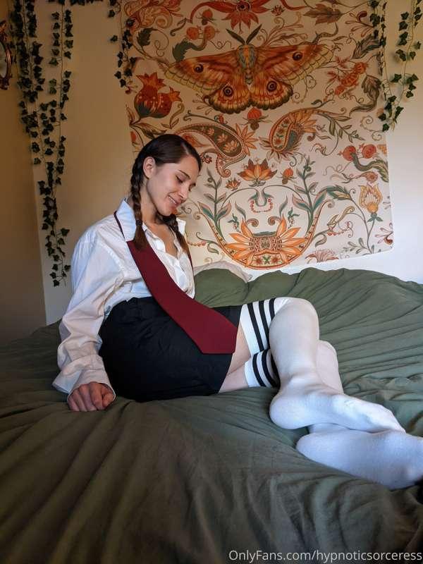 I love keeping my thigh highs on