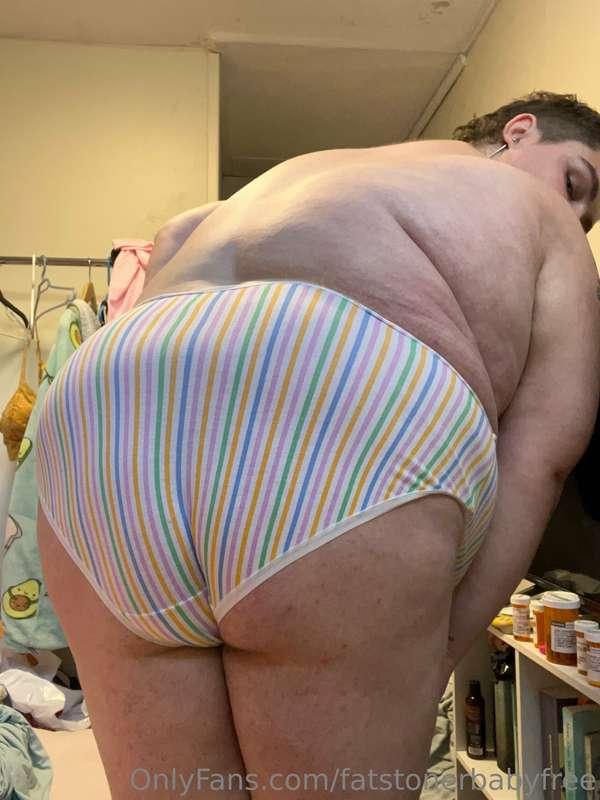 do you think these stripes make my ass look bigger?