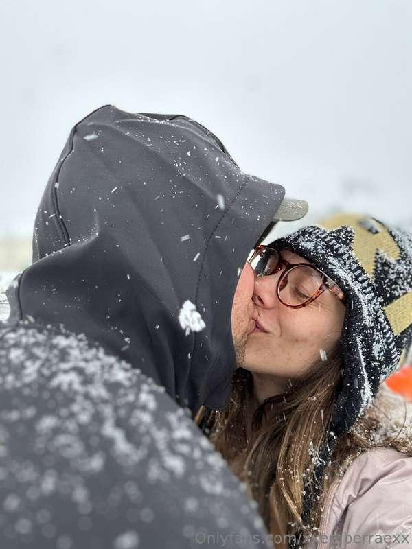 I’m so grateful he is home to experience our first legit sno..